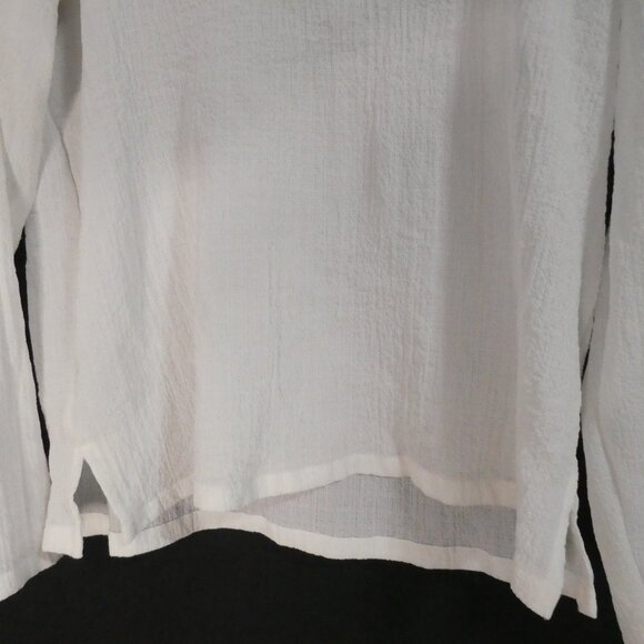 SLOK | xxl | Textured Long Sleeve African Shirt | Embroidered Front Detail - Picture 8 of 15